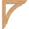 Ekena Millwork Thorton Slat Smooth Bracket w/ Offset Brace, Western Red Cedar, 5 1/2"W x 24"D x 28"H BKT0604X24X28THR06SWR - alternate 2